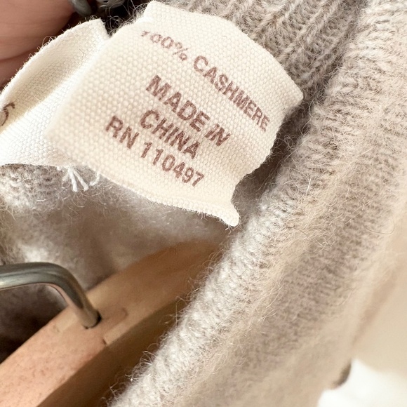 Inhabit cashmere back zip sweater - Picture 3 of 4